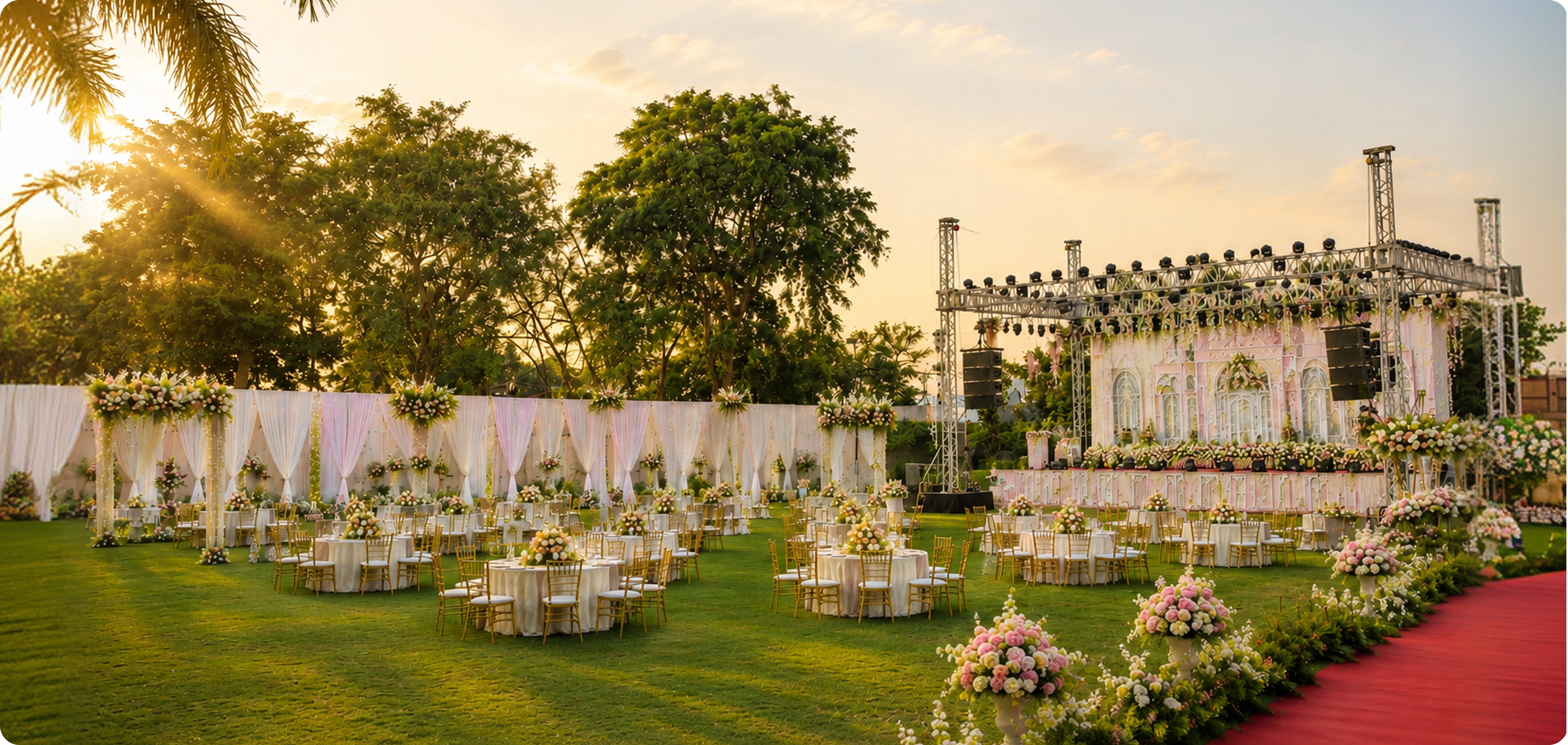 The Grand Green outdoor lawn